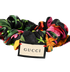 Gucci Scrunchie Set, &pound;195, Accessories, Black/Green/Orange/Pink, Silk, Other view